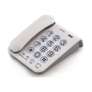 Проводной телефон Texet TX-262 светло-серый - фото 2