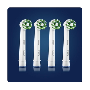 Насадки Oral-B Сross Action CleanMaximiser White для электрической зубной щетки, 4 шт., для тщательного удаления налета - фото 6