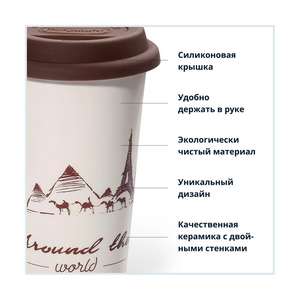 Керамическая термокружка Delonghi DLSC057 - фото 4