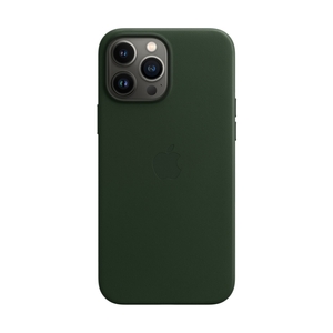 Чехол iPhone 13 Pro Max Leather Case with MagSafe - Sequoia Green Model A2704 - фото 4
