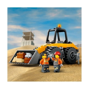 Конструктор Lego 60450 Город Желтый строительный колесный погрузчик - фото 8