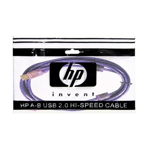 Кабель HP invent USB 2.0 (type A-B) Violet 5 m original - фото 4