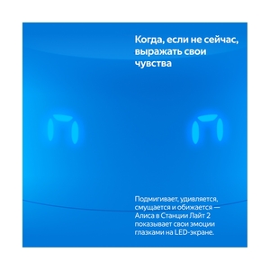 Яндекс Станция Лайт 2 Синий YNDX-00026BLU - фото 9