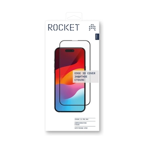 Защитное стекло Rocket для iPhone 15 Pro Max 3D с рамкой (RGL523BL03AE3D67P-I23) - фото 3