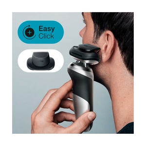 Электробритва Braun Series 7 71-S4200cs, сухое/влажное бритьё, зарядная станция, насадка, серебристая - фото 7