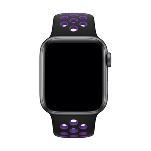 Ремешок Apple 40mm Black/Hyper Grape Nike Sport Band - S/M & M/L - фото 3