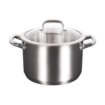 Кастрюля линии LEON 5л, д.22см, со стекл. крышкой LN-CA5022G