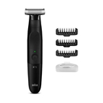 Триммер гибридный для бороды, усов и тела Braun XT3100 Series X, 3 насадки, чёрный