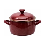 Посуда Metrot Кастрюля с мет. крышкой, бордо, 7,9л, 353758
