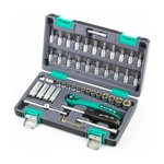 Набор инструментов Stels, 1/4, Cr-V, S2, усиленный кейс, 47 предм.