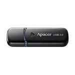 USB-накопитель, Apacer, AH355, AP64GAH355B-1, 64GB, USB 3.1, Чёрный