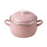 Посуда Metrot Кастрюля с мет. крышкой, пудра, 5,7л, 354142