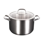 Кастрюля линии LEON 10л, д.28см, со стекл. крышкой LN-CA10028G